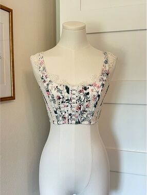 Victoria's Secret Dream Angels Floral Lace Corset